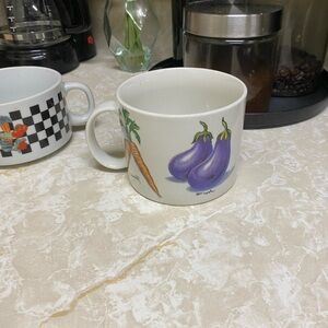 Vegetable Print Ceramic Mug